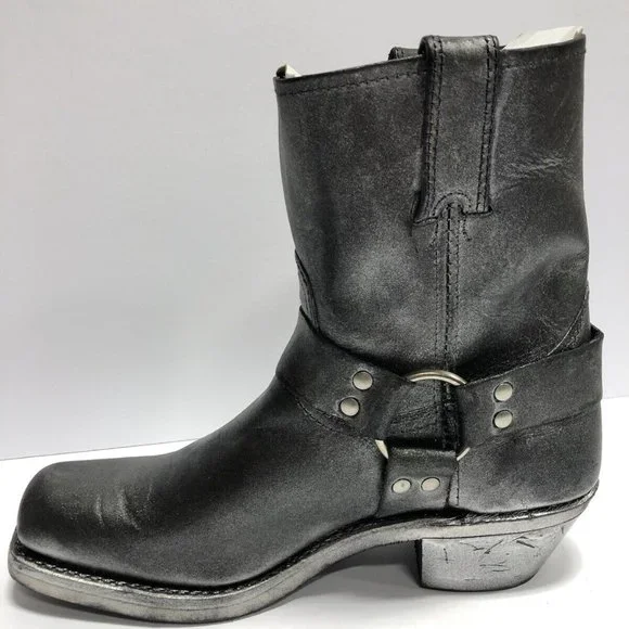 Frye Women’s Harness 8R Boot Black/Multi Leather Size 9.5 M - Picture 2 of 6